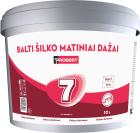 Balti šilko matiniai dažai PROBEST 7