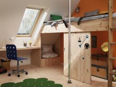 Stoglangiai šlaitiniams stogams VELUX stogo langai STANDART PLUS 