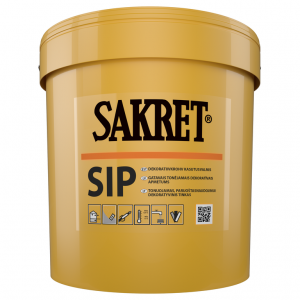 Natūralaus akmens tinkai DEKOR.TINKAS SAKRET SIP, 25KG 2mm samanėl/lietutis 