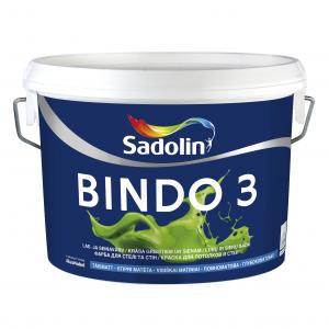 Vidaus dažai Bindo 3 visiškai matiniai dažai_vidaus darbams_SADOLIN 