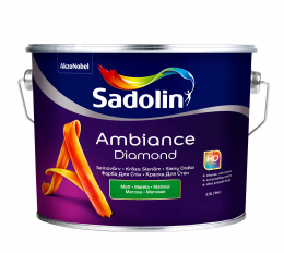 Vidaus dažai Ambiance Diamond matiniai sienų dažai_vidaus darbams_SADOLIN 