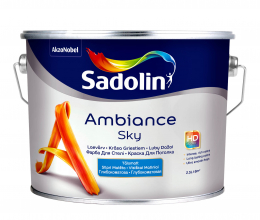 Vidaus dažai Ambiance Sky visiškai matiniai lubų dažai_vidaus darbams_SADOLIN 