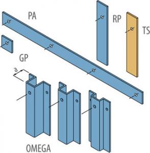 Mūro armavimo ir jungiamieji elementai Pagalbiniai elementai BAUT 