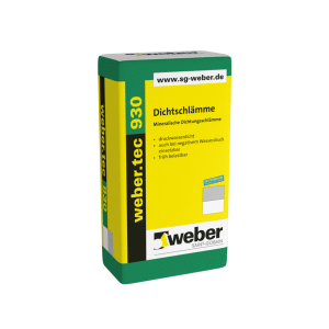 Gruntai, hidroizoliacija Cementinė hidroizoliacija weber.tec 930 