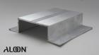 Aliuminis omega - formos profilis ALOON